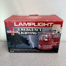 Vintage Lamplight Farms Indoor Emergency Lighting Kit 2 Lamps 50 Hours Each