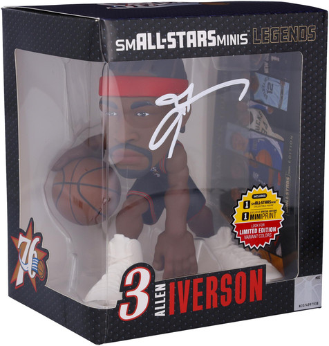 Allen Iverson Philadelphia 76ers Signed smALL_STARS 6" Figurine