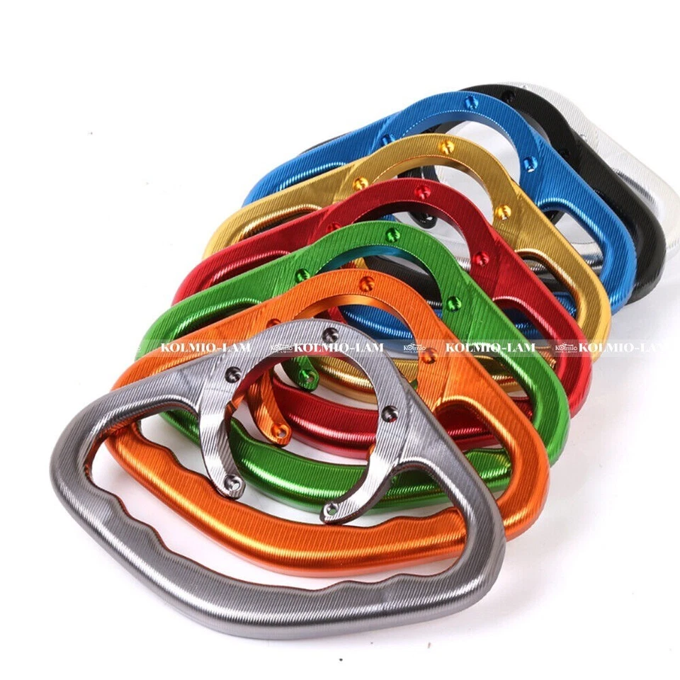 Empuñadura universal para tanque de pasajero trasero para motocicleta apta para Kawasaki Yamaha Suzuki Foto 2 de 4