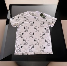 Vintage Snoopy Purple T-Shirt Teal Large