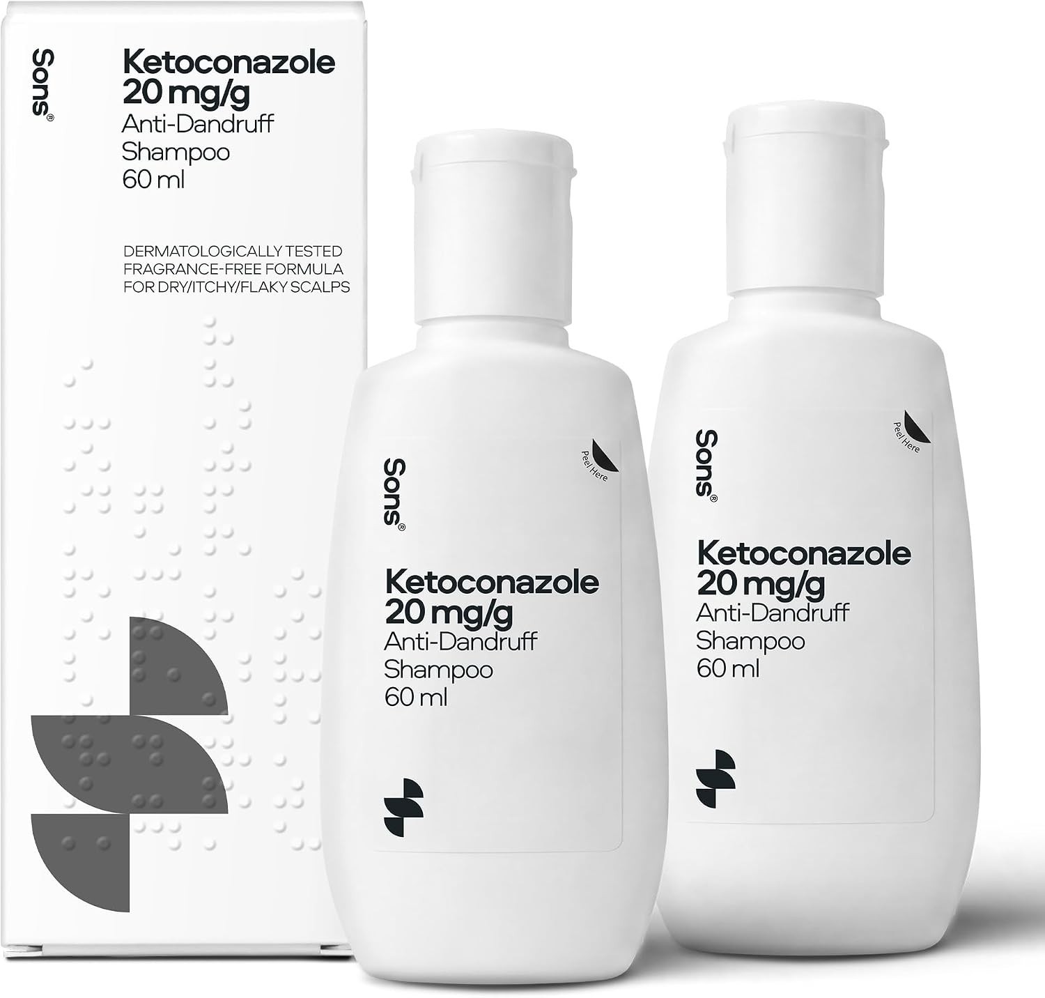 Sons Anti-Dandruff Treatment Shampoo to calm irritation 2x60ml