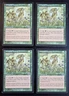 MAGIC MTG Priest of Titania 4x Urza saga UK playset