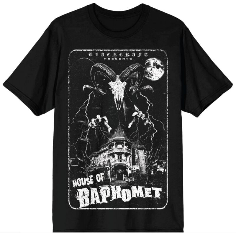 Культовая футболка Blackcraft Herren House Of Baphomet Мужская футболка schwarz