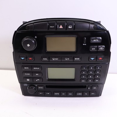 04-09 Jaguar XJ8 XJR X350 AC Heat Climate Controls Radio CD Player Telephone OEM