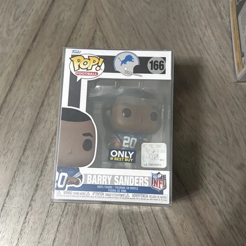 Funko Pop! Football Barry Sanders NFL Best Buy Exclusive Vinyl Figure #166