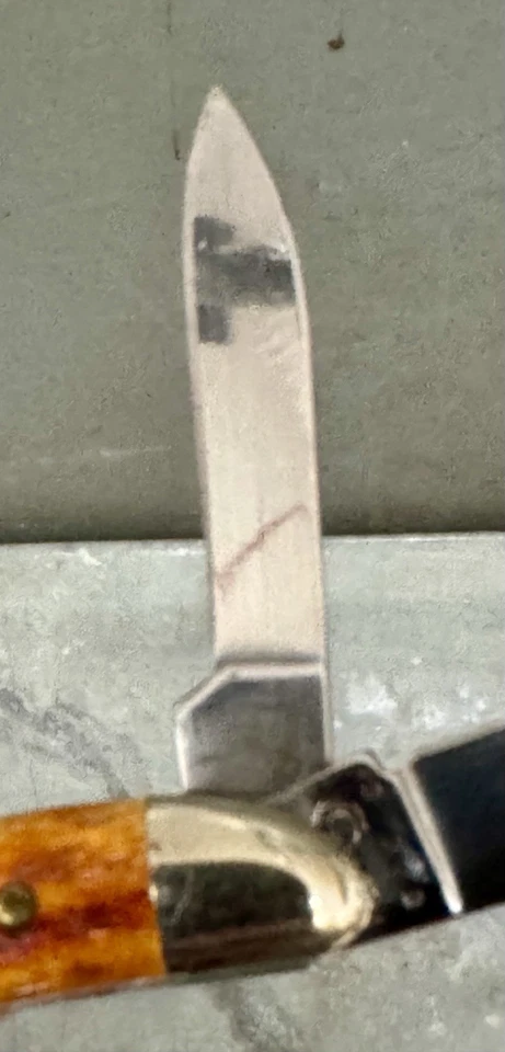 Faca de bolso Case XX EUA colheita laranja bolso usada 6220 amendoim com caixa - Imagem 4 de 4