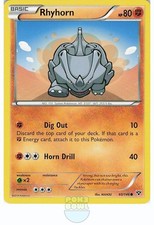 Rhyhorn 60/146 Common 2014 Pokemon XY Base Set MAHOU NM