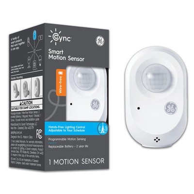 GE Wireless Smart Motion Sensor, Battery-Powered, Bluetooth Motion Sensor wit...