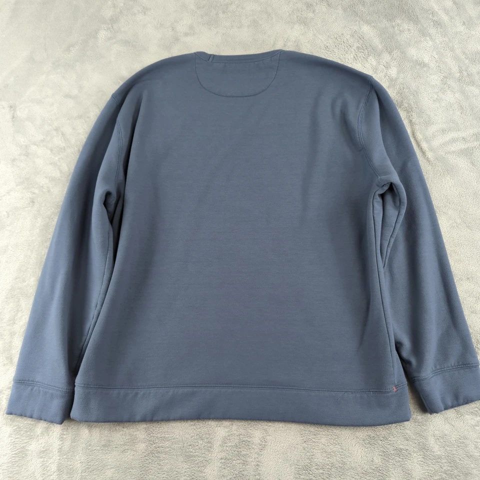 Jachs Men Sweater XXL Blue Gray Premium Outdoor Purveyors Long Sleeve Crew Neck - Image 2 of 4