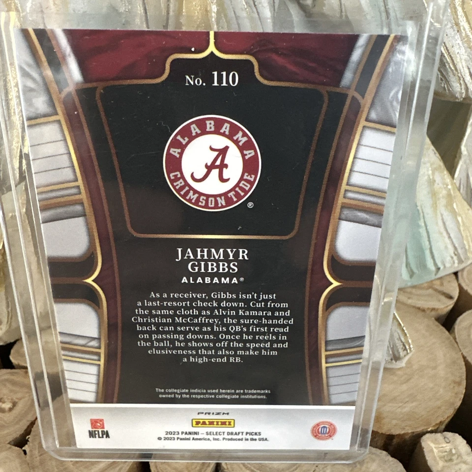 🔥🔥 2023 Dragon Scale 🐉 Jahmyr Gibbs RC Select Draft Picks Field Level - Image 2 of 2