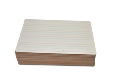 Lot of 25 Double Sided Dry Erase Lined Boards Classroom Student Writing Practice