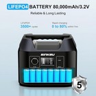 300W Portable Power Station LiFePO4 Battery Bank  AC DC Solar Generator Camping — photo 5