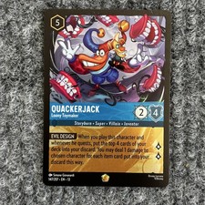 Disney Lorcana Attack of the Vine Quackerjack 147/207 Foil Legendary