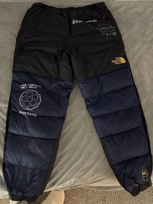 The North Face Brain Dead Nuptse Pants Size L Men's Black/Blue