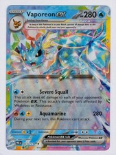 Vaporeon ex 023/131 Holo Double Rare Prismatic Evolutions Pokemon NM