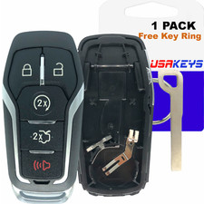 Remote Key Fob Uncut Shell Case For 2015-2017 Ford F-150 Explorer Edge Fusion