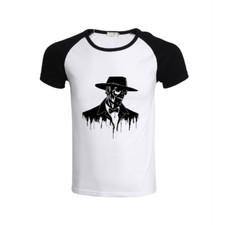 Fedorable Undead Raglan Short Sleave Tee Shirt