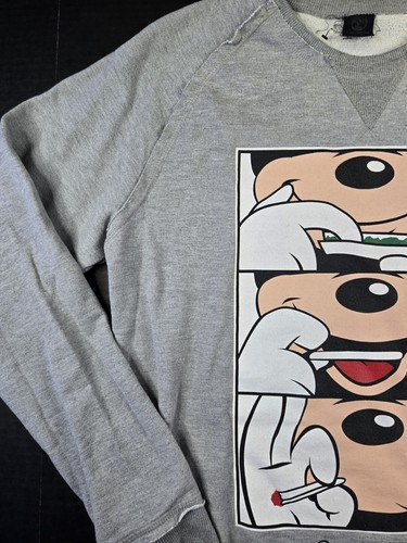 Vintage Disney Amsterdam Weed Comedy Crewneck, Sz XL (21x31"), Location Mickey - Picture 8 of 18