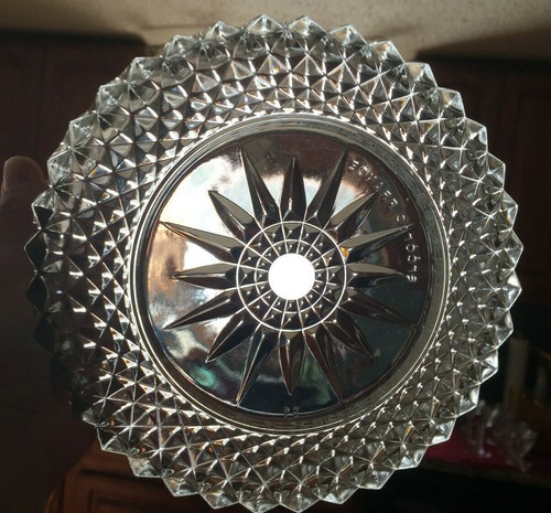 ARCOROC France STARBURST DIAMOND POINT Deep Well Serving Bowl 7-7/8" W 3-3/4" H - Picture 1 of 5