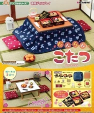 Re-ment  Dollhouse Miniature Japanese Heating Table Kotatsu Set Dining Room