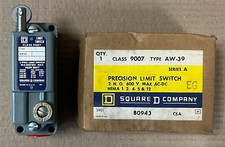 NEW SQUARE D 9007 AW-39 PRECISION LIMIT SWITCH SERIES A 2 NO 600 VAC MAXAC-DC