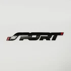 2 SPORT Emblem Badge Decal Gloss Black for Explorer Edge Fusion Escape Focus Car