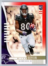 Miles Boykin-2019 Panini Absolute Rookie Red Spectrum /100 RC #129 Ravens