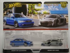 Hot Wheels Premium 2024 Audi S4 quatro Audi R8 LMS JDY82-LA10 PACK DUO