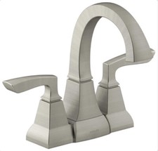 KOHLER Kallan 4 in. Centerset 2-Handle Bathroom Faucet in Vibrant Brushed Nickel