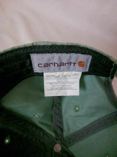 Carhartt Mütze Cap Strap Back grün - Bild 8 von 8