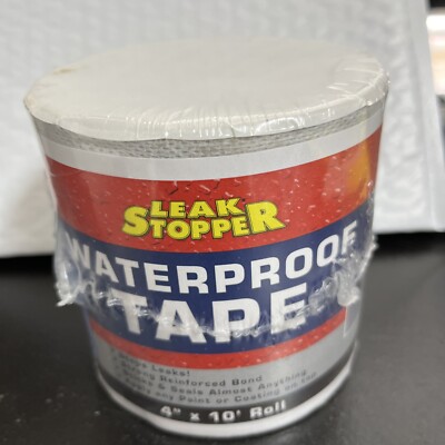Leak Stopper Waterproof Tape. 4 inch x 10 foot Roll. 4602-GA | eBay