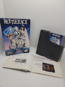 Beetlejuice (Nintendo Entertainment System, 1991) NES COMPLETE w/ Box manual