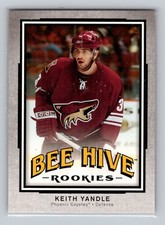 2006-07 Upper Deck Keith Yandle Bee Hive ROOKIE CARD #143 - Phoenix Coyotes. rookie card picture