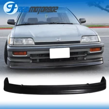 Fit 88-91 Honda Civic Front Bumper Lip Spoiler PU EF Sedan HB CS