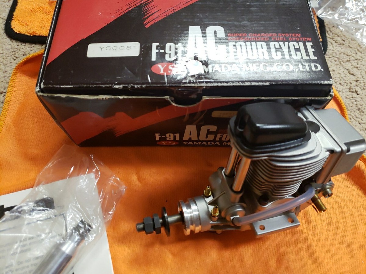 YS Engine- YS F-91 AC four stroke motor - New! Part no YS Engine- YS F-91 AC four stroke motor - New! Part no