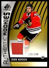 2017-18 SP Game Used Jersey Relics Gold John Hayden 121/399 Chicago Blackhawks