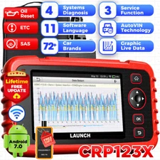LAUNCH CRP123X OBD2 Scanner ABS SRS Code Reader Check Engine Car Diagnostic Tool