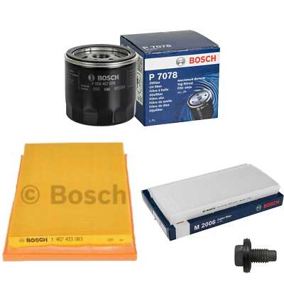 BOSCH Inspektionspaket Filterset für Ford Fiesta IV JA_ JB_ 1.25i 16V