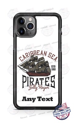 Caribbean Sea Pirates Jolly Roger Phone Case For iPhone 13 Samsung s22 Google 4