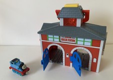 Retired 2007 Thomas  Friends Take Along Sodor Rescue Station  Train