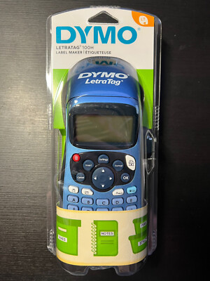 DYMO LetraTAG LT-100H Beschriftungsgerät Schriftband LT 12mm ben.AA Tastatur ABC