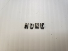 Metal Letters  Numbers Miniature 1/4 inch Straight Bold Font price per letter