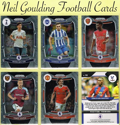 Panini 2021-22   PRIZM PREMIER LEAGUE SOCCER   Football Cards #151 bis #300