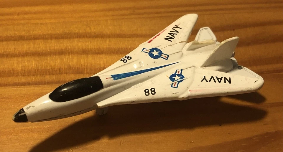 Aviones de combate NAVY 3,75" L blancos LOF2 aviones de juguete de plástico fundido a presión D4,3 Foto 3 de 4
