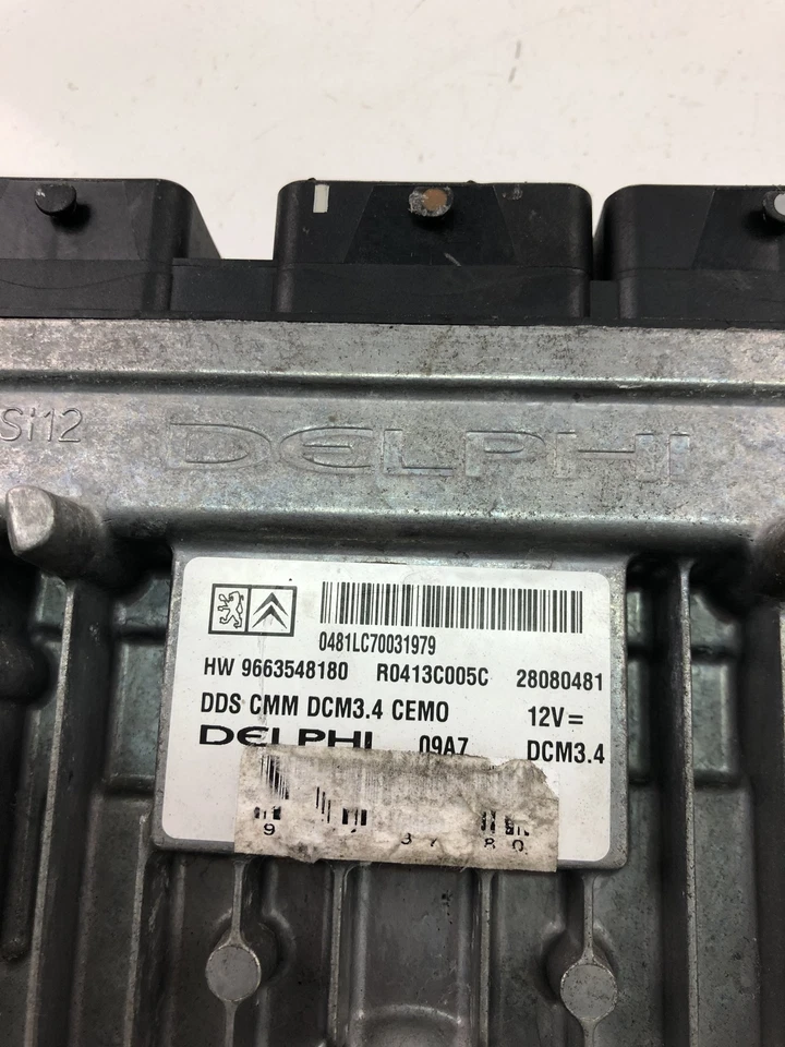 Centralina motore CITROËN C5 III RD 9663548180 ECU 2012 27188662 - Immagine 4 di 4