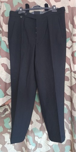WW2 Original GERMAN ELITE ARMY BLACK TROUSERS