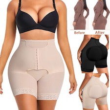 Fajas Colombianas Shaper Padded Shorts Levanta Cola Butt Lifter Panty Flat Tummy