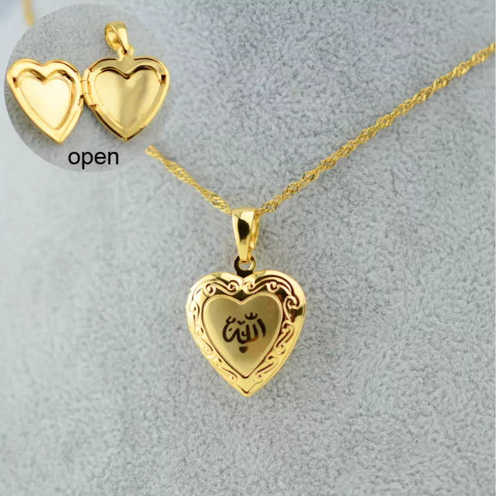Allah name on sale gold necklace