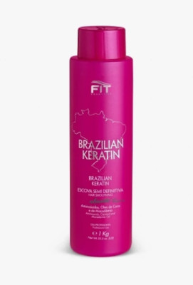 Brazilian Keratin Semi Definitive Hair Smoothing Treatment 1Kg - Fit Cosmetics