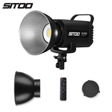 Selens 250W LED Video Light 5600K Studio Continuous Kit Bowen Mount Photography